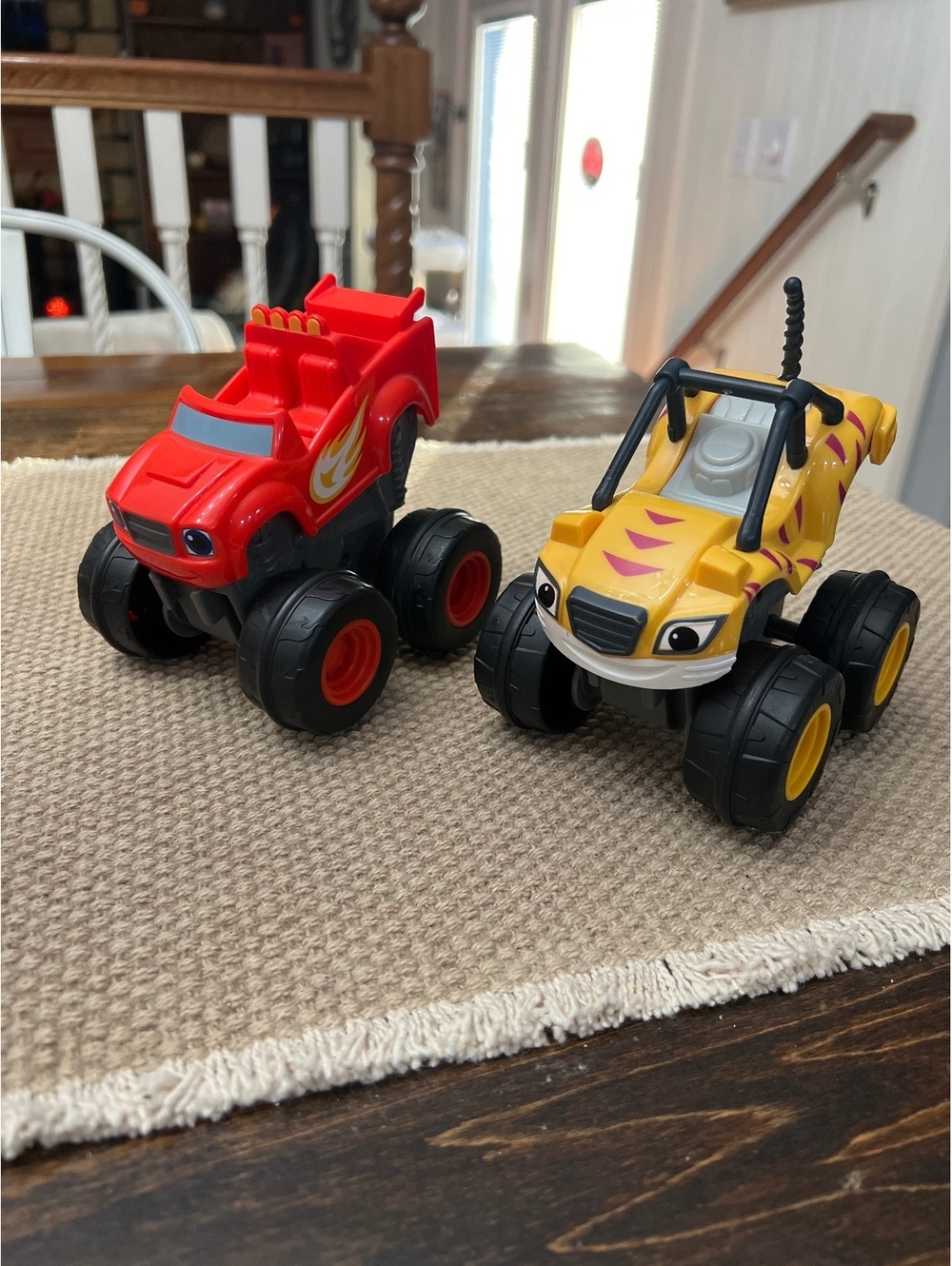 Fisher-Price Monster Truck Toys Set of 2 - Red and Yellow
